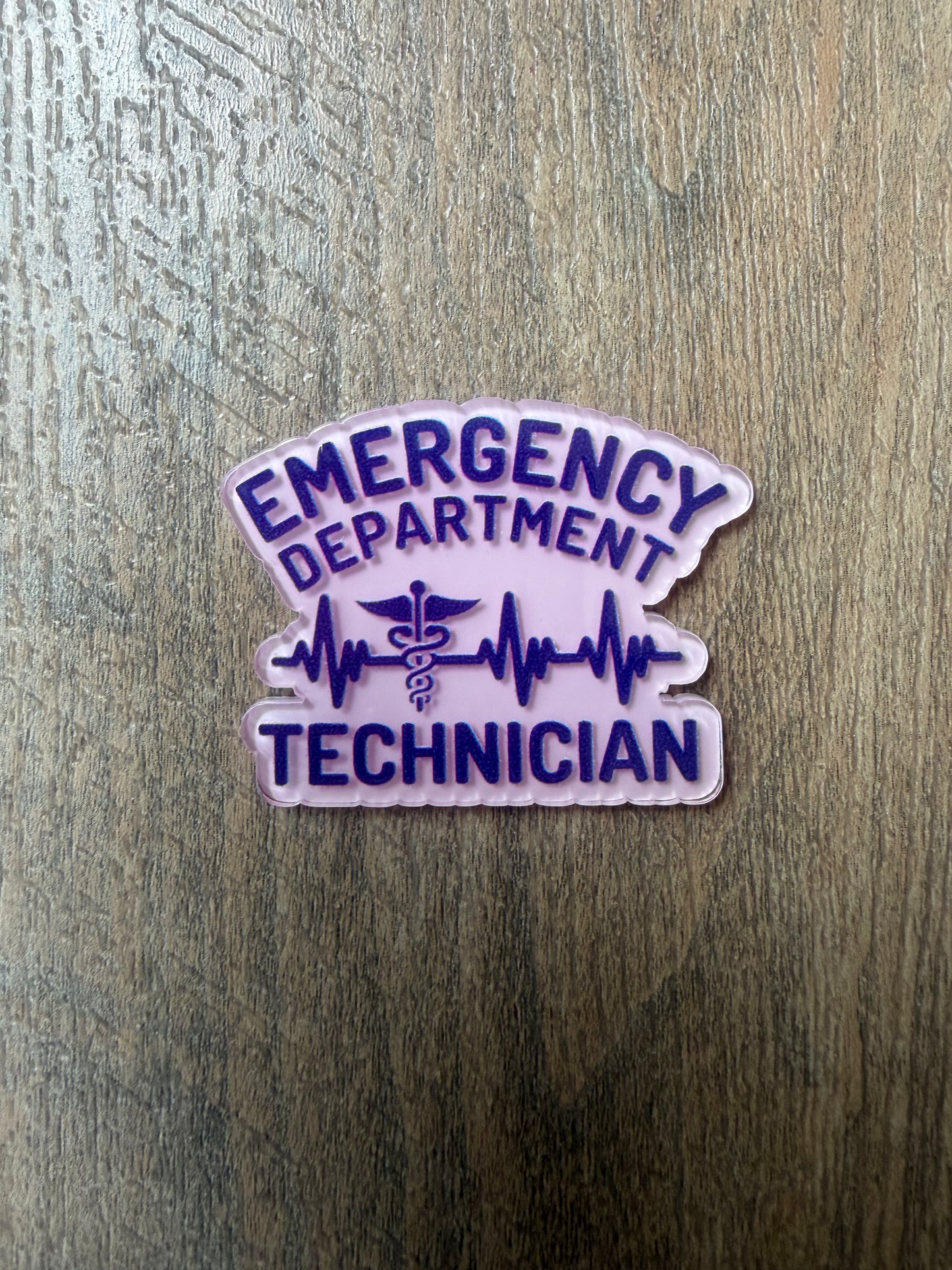 Emergency department tech badge reel