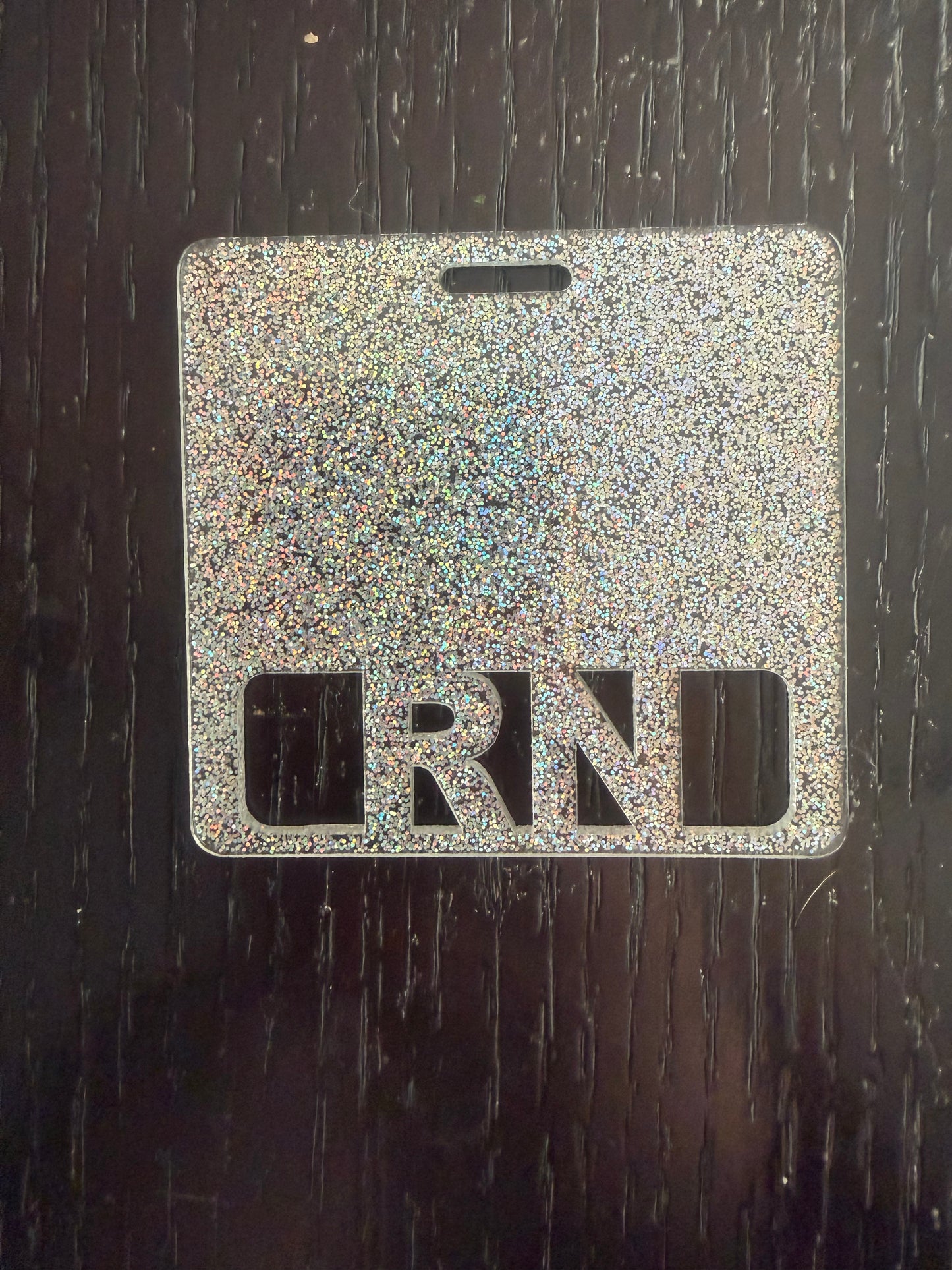 RN badge buddy (iridescent)