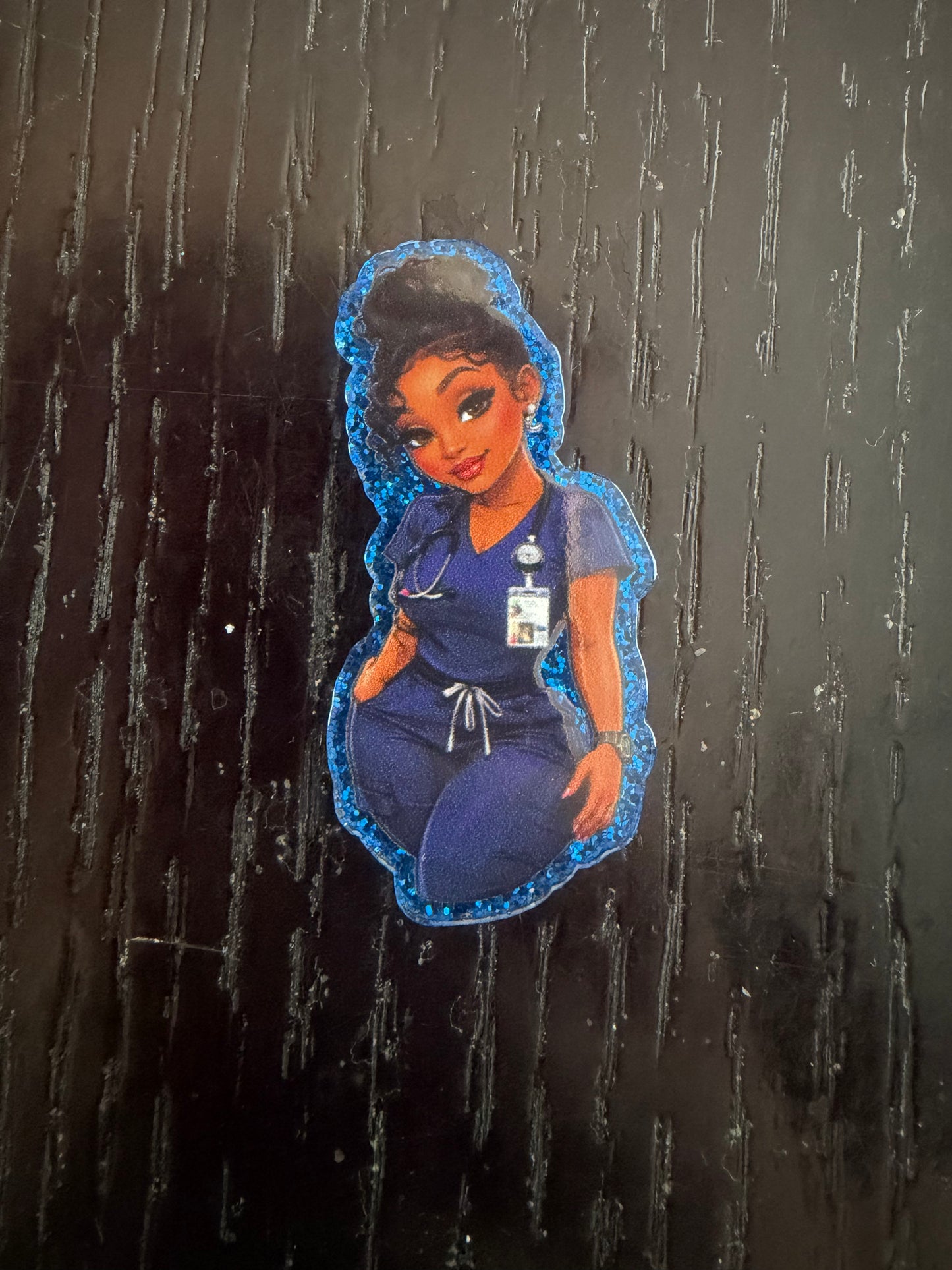 Medical woman badge reel