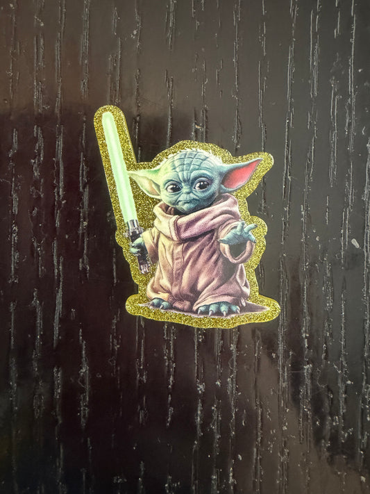 Baby Yoda badge reel