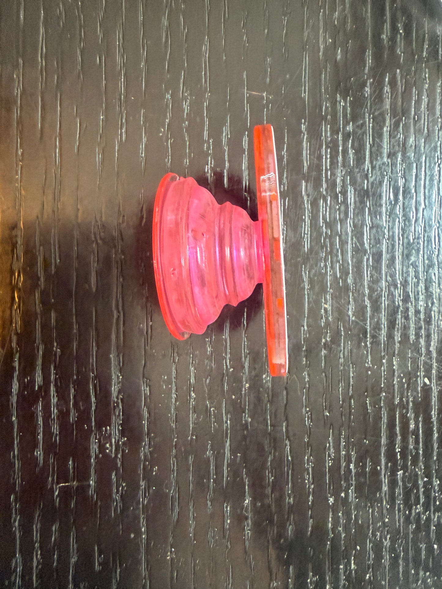 Pop socket (clear pink)