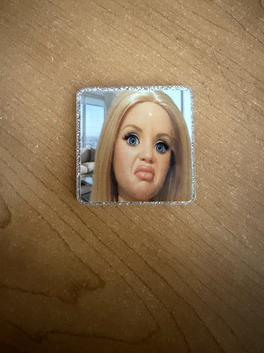 Barbie badge reel