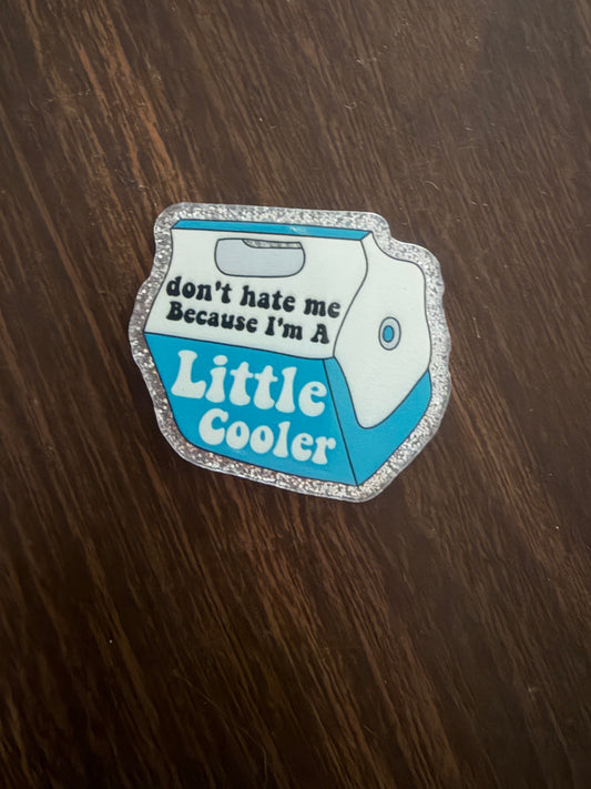 Don’t hate me because I’m a little cooler badge reel