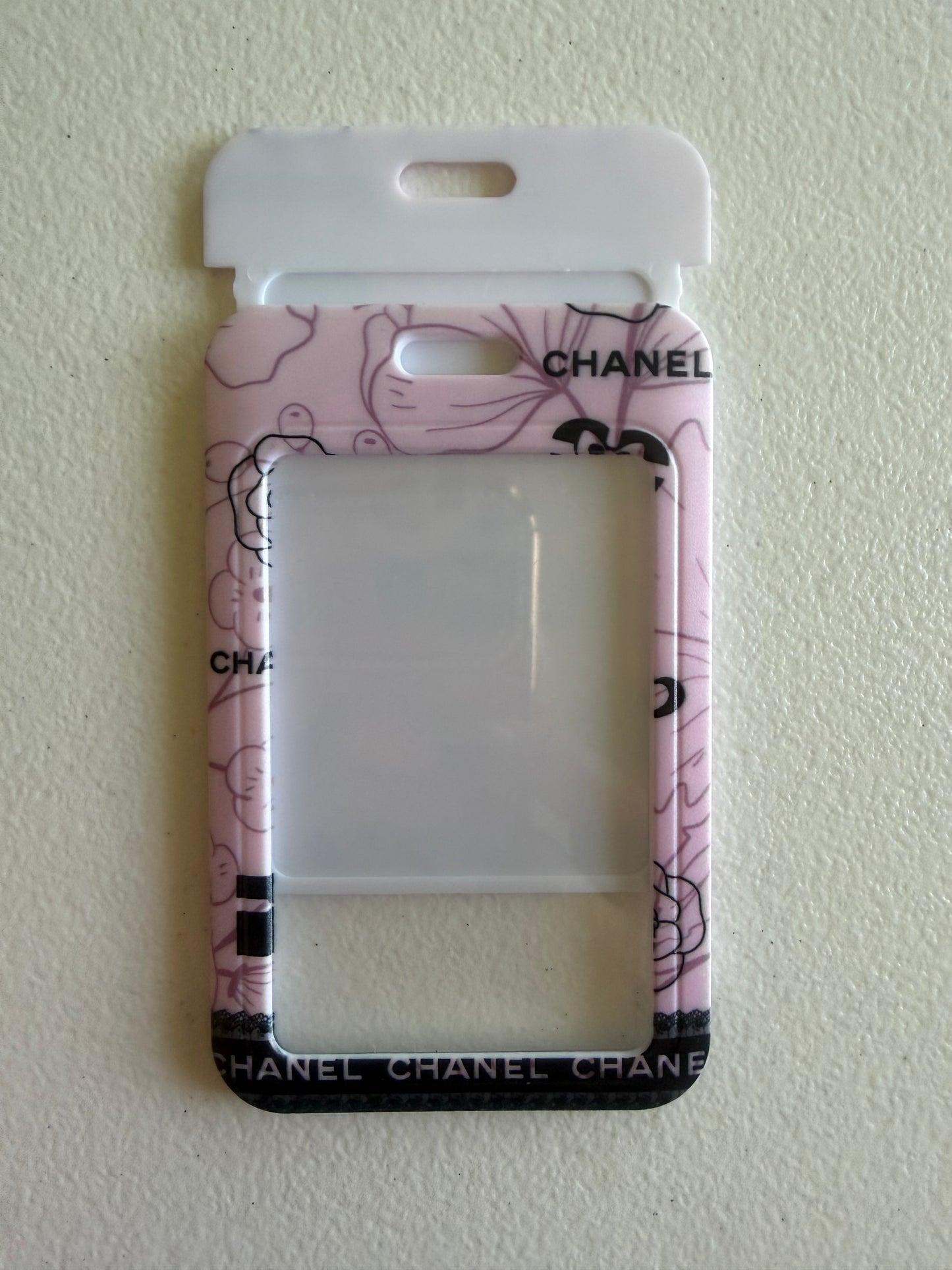 Chanel vertical ID card holder & matching lanyard