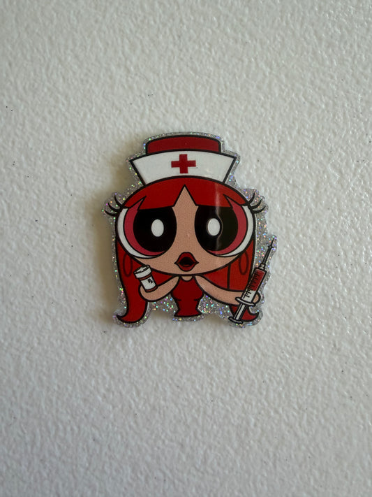 PPG Nurse (Blossom) badge reel
