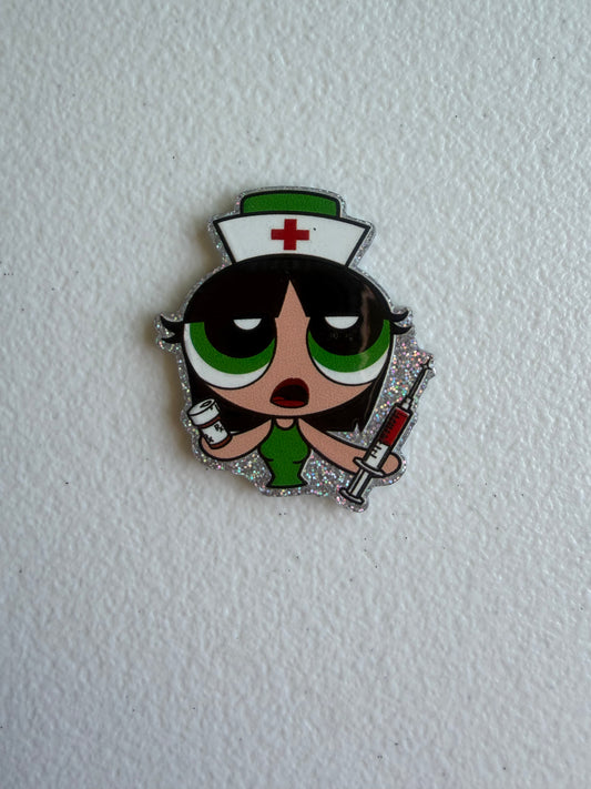 PPG Nurse (buttercup) badge reel