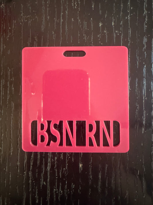 BSN RN badge buddy (Berry)