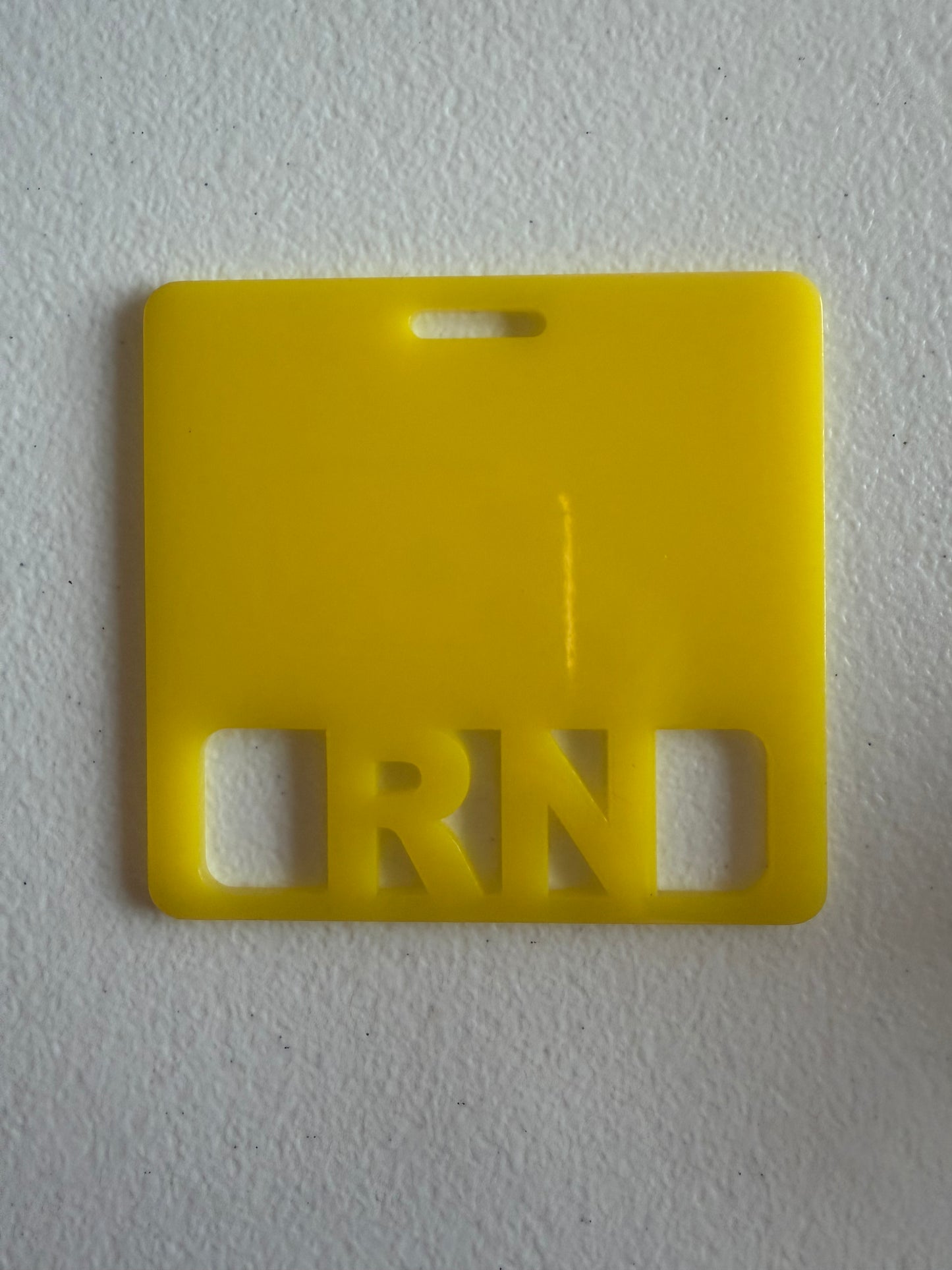RN badge buddy (yellow)