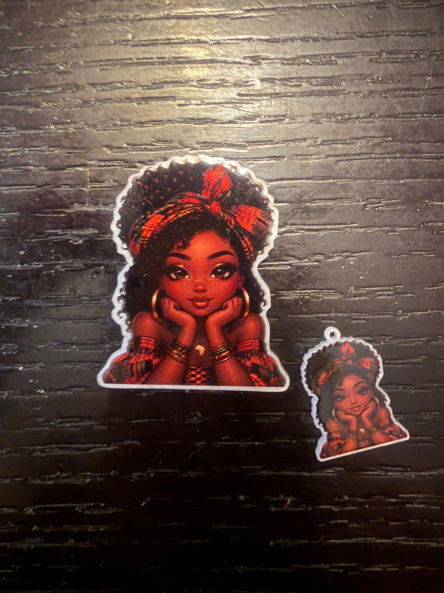 Lady Africa badge reel