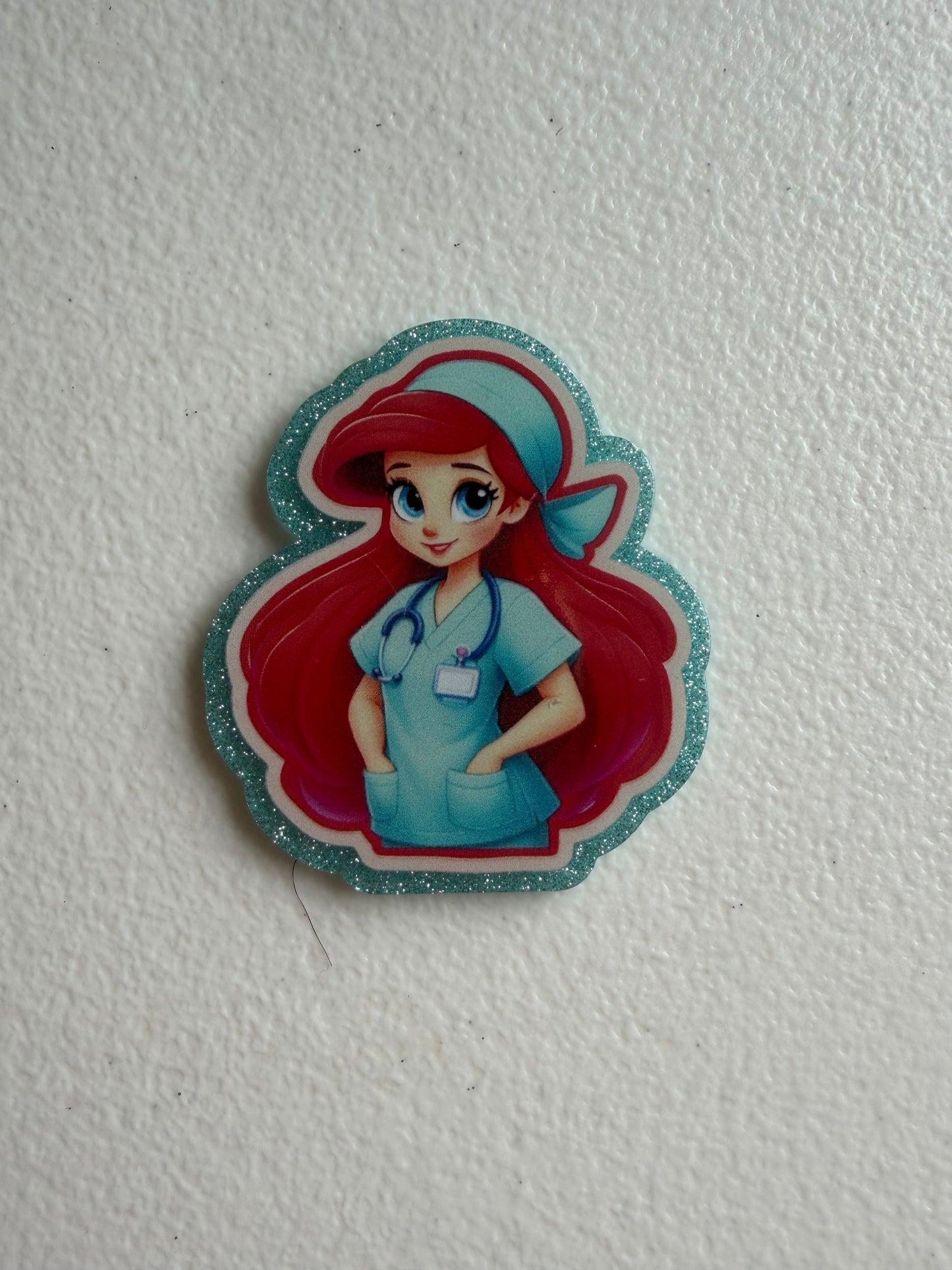 Ariel nurse badge reel