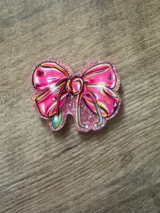 Medical bow badge reel