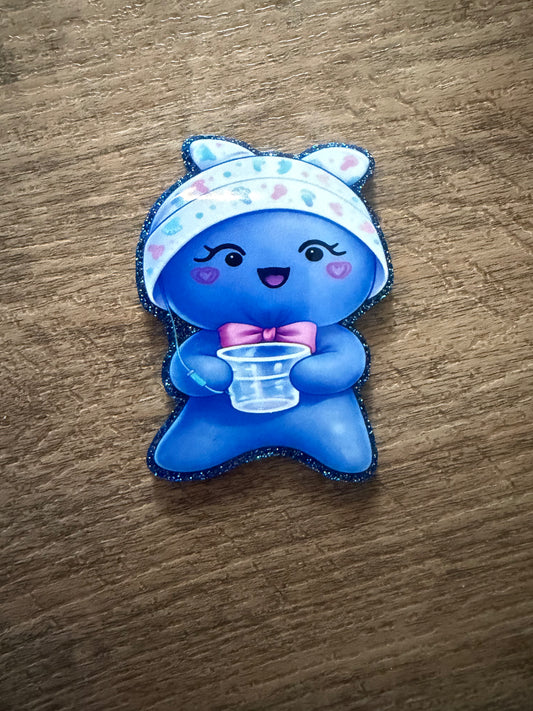 Glove baby badge reel