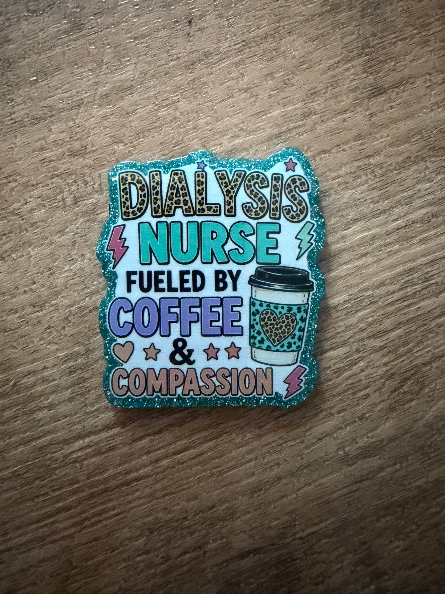 Dialysis Nurse badge reel