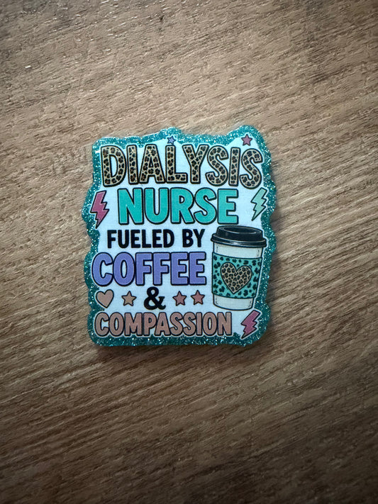 Dialysis Nurse badge reel