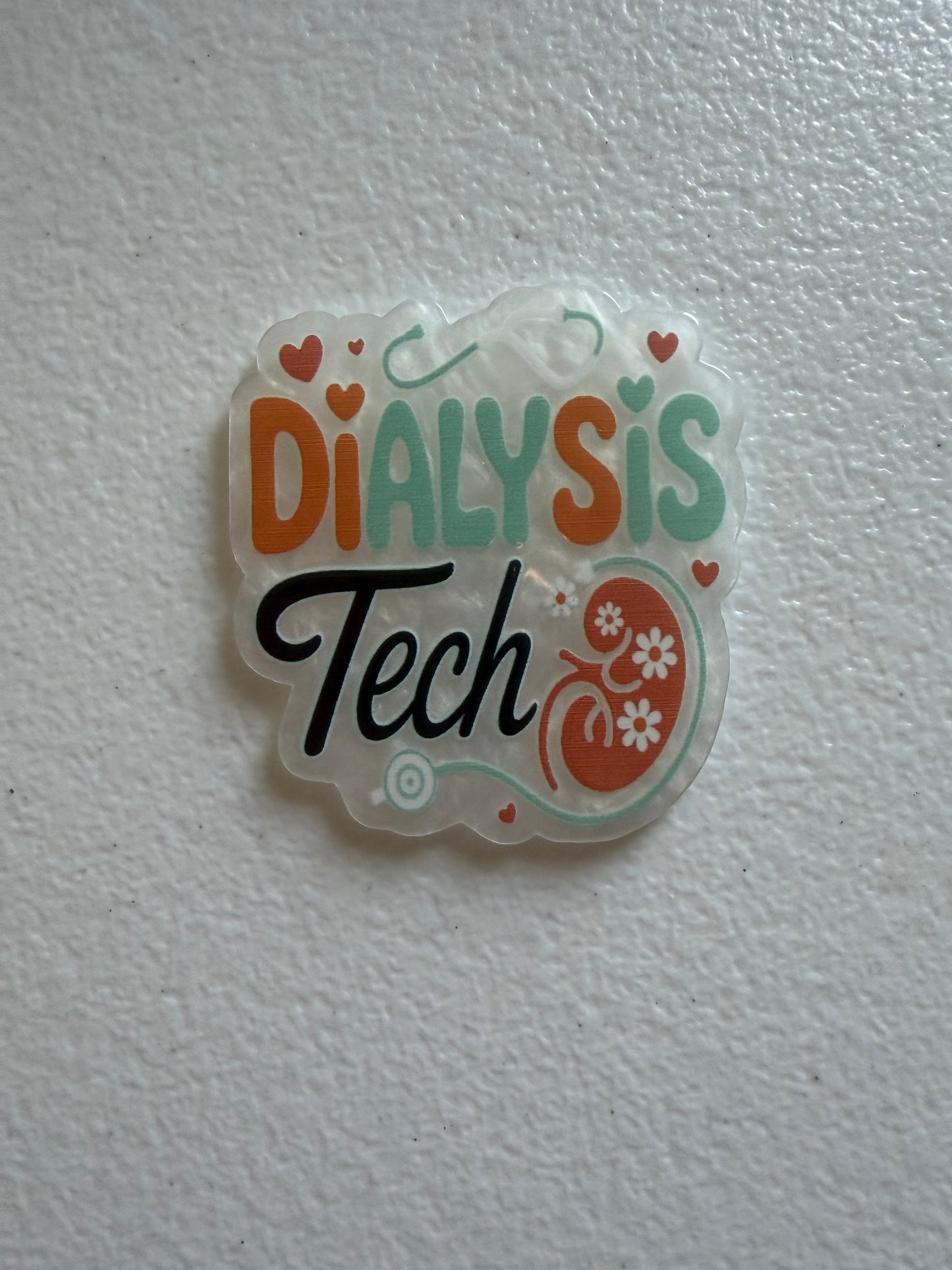 Dialysis tech badge reel