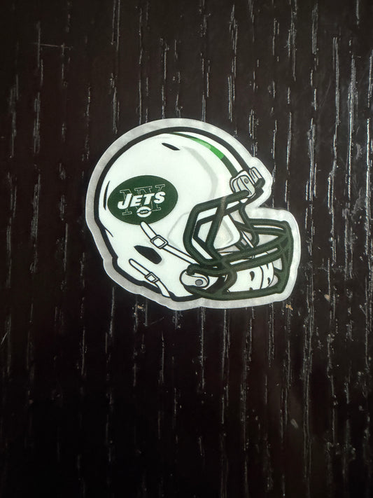 Jets badge reel (no glitter)