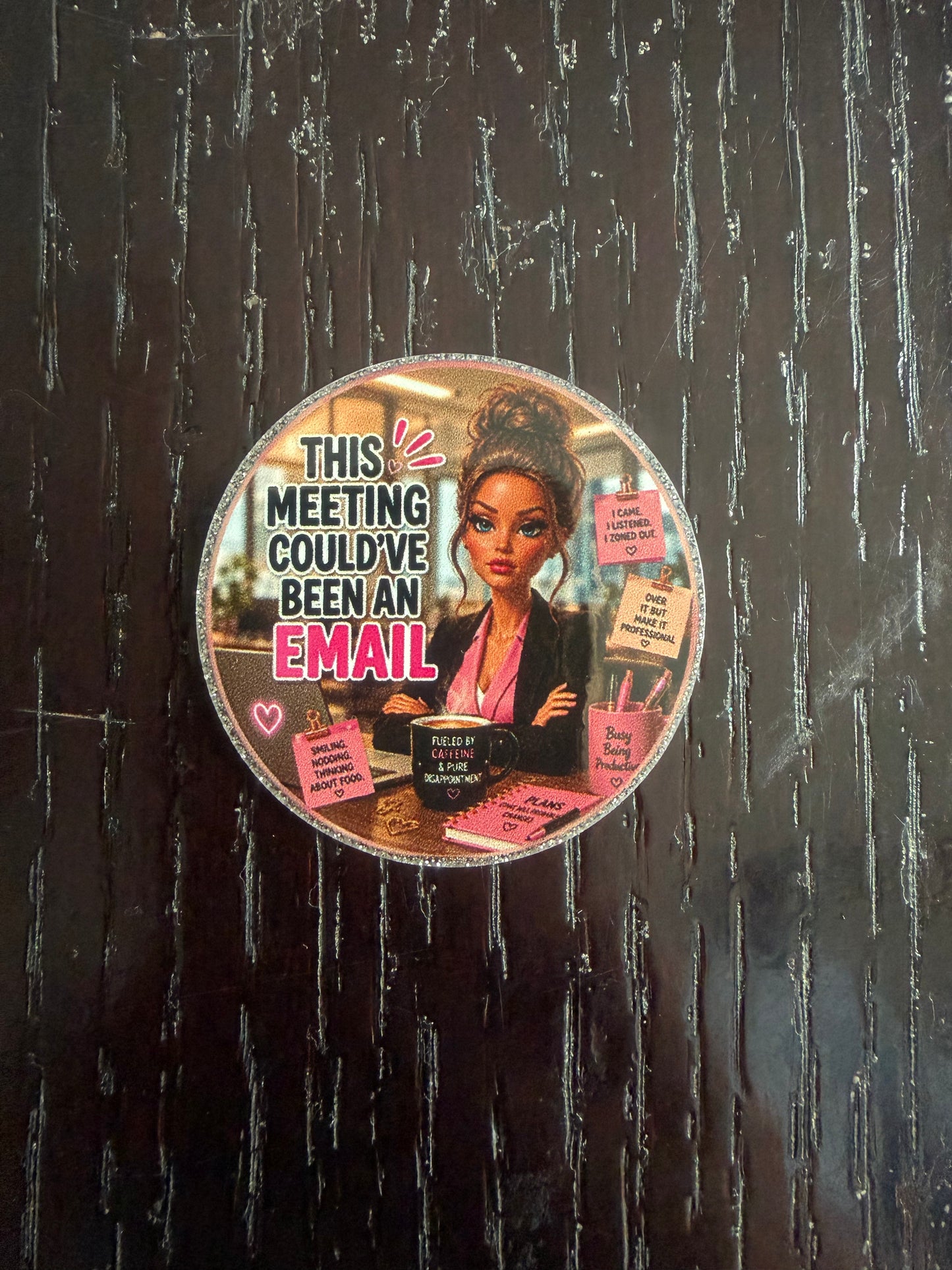 Barbie badge reel