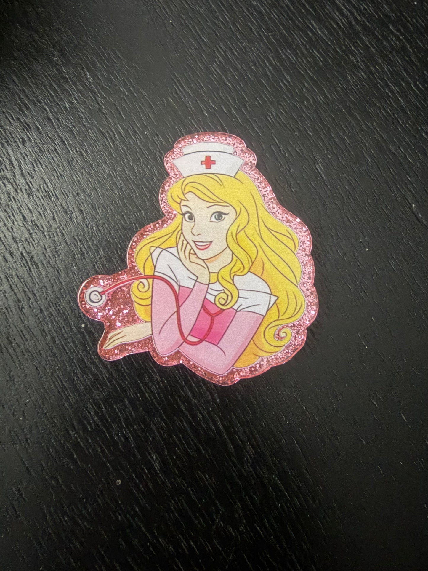 Princess Nurse badge reel