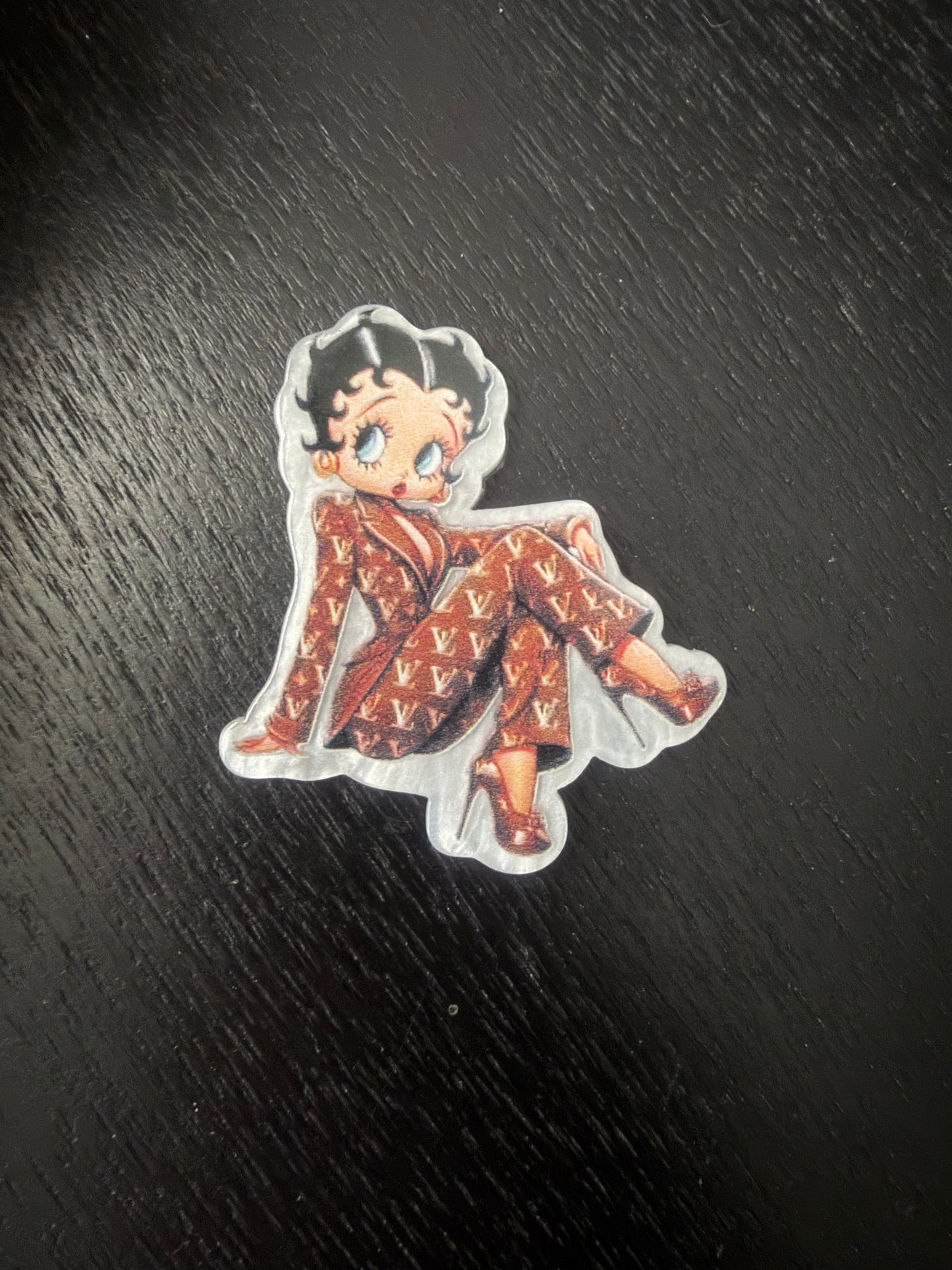 Betty Boop LV badge reel