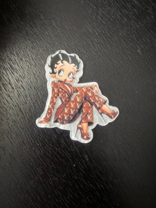 Betty Boop LV badge reel