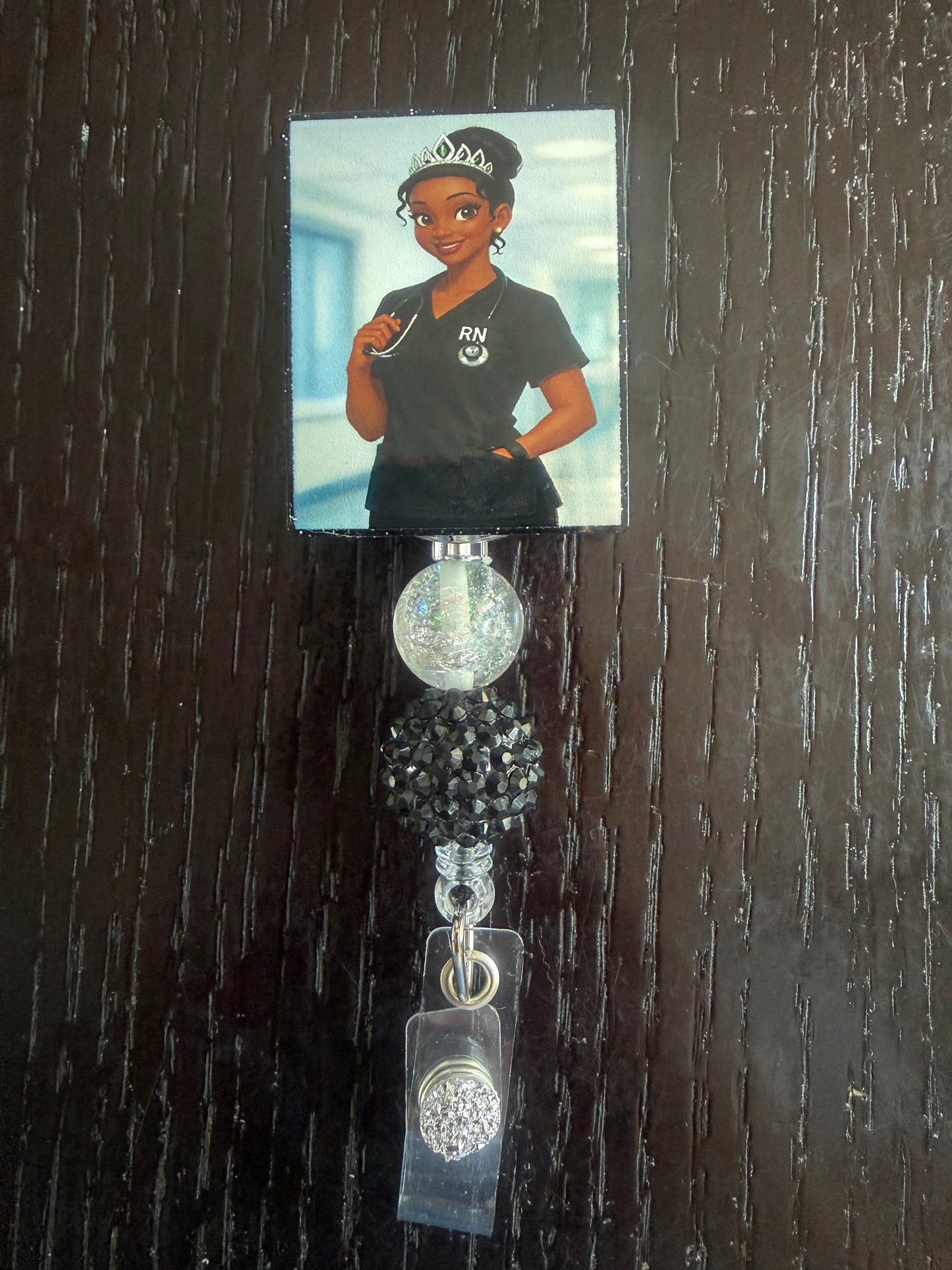 Princess Tiana RN badge reel