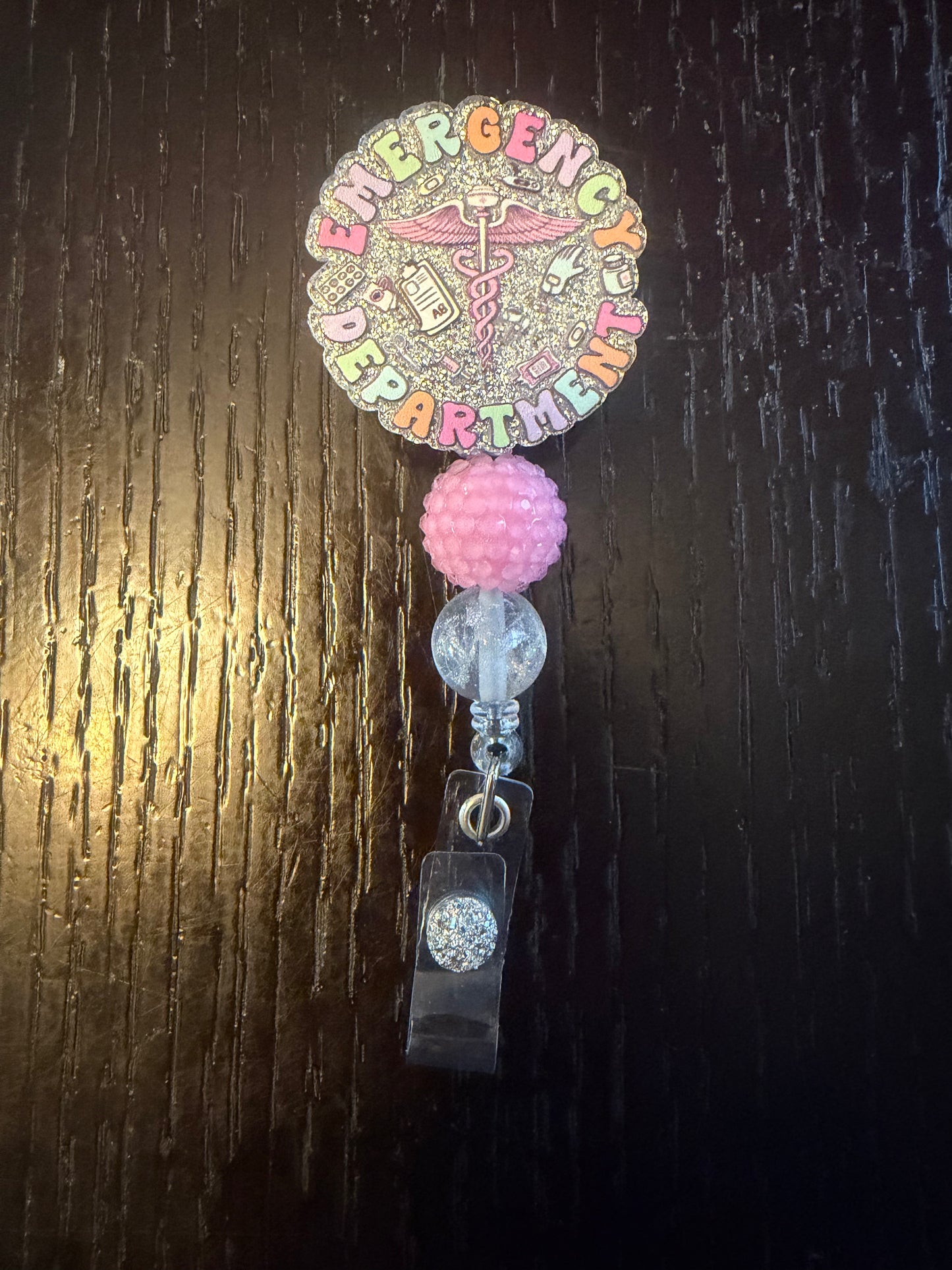 Emergency Department badge reel
