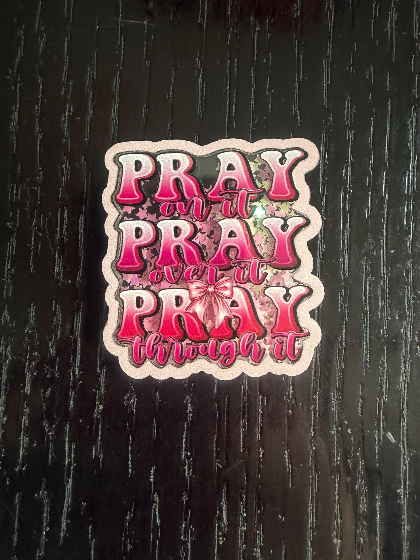Pray shaker badge reel