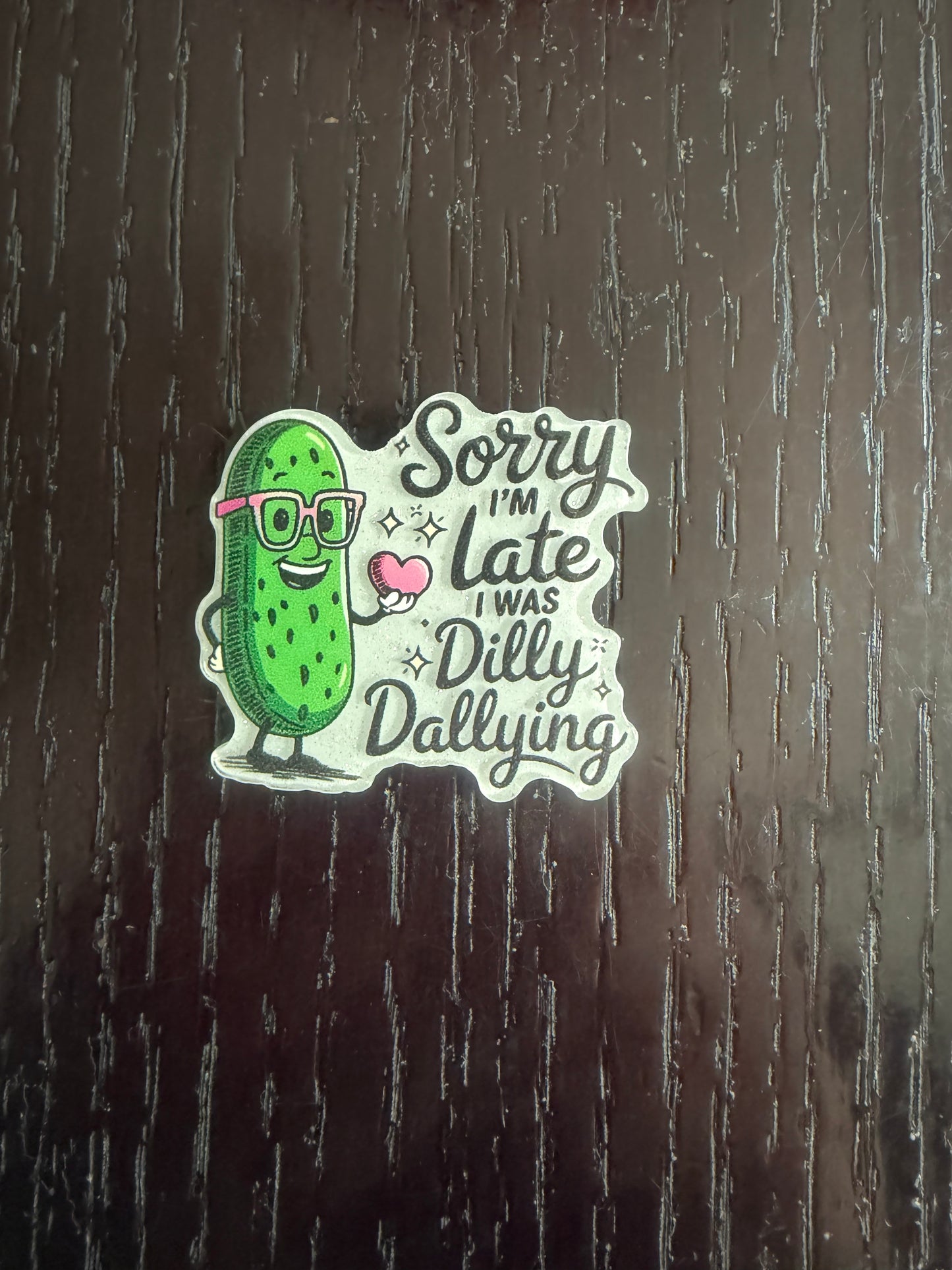 Sorry I’m late I was dilly dallying badge reel
