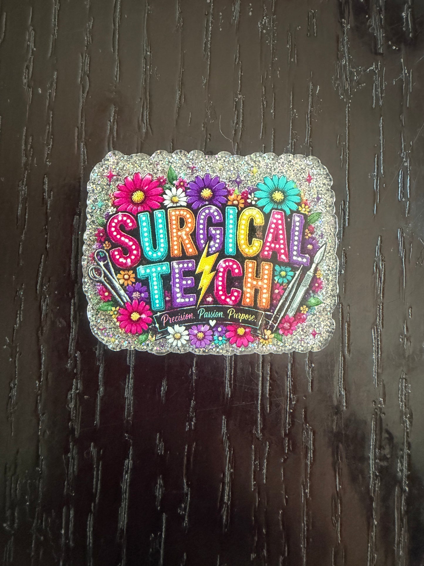 Surgical Tech badge reel