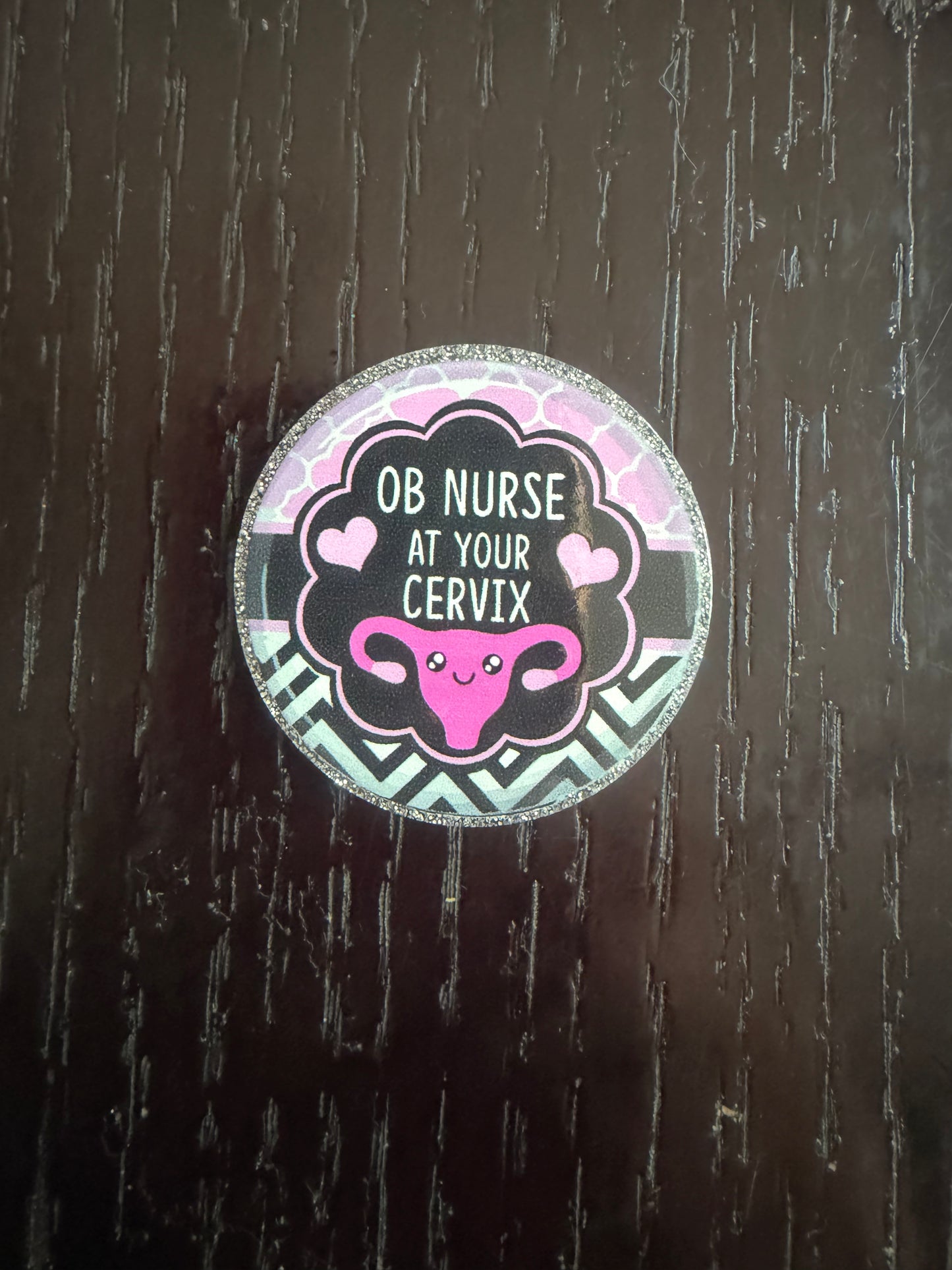 OB Nurse badge reel