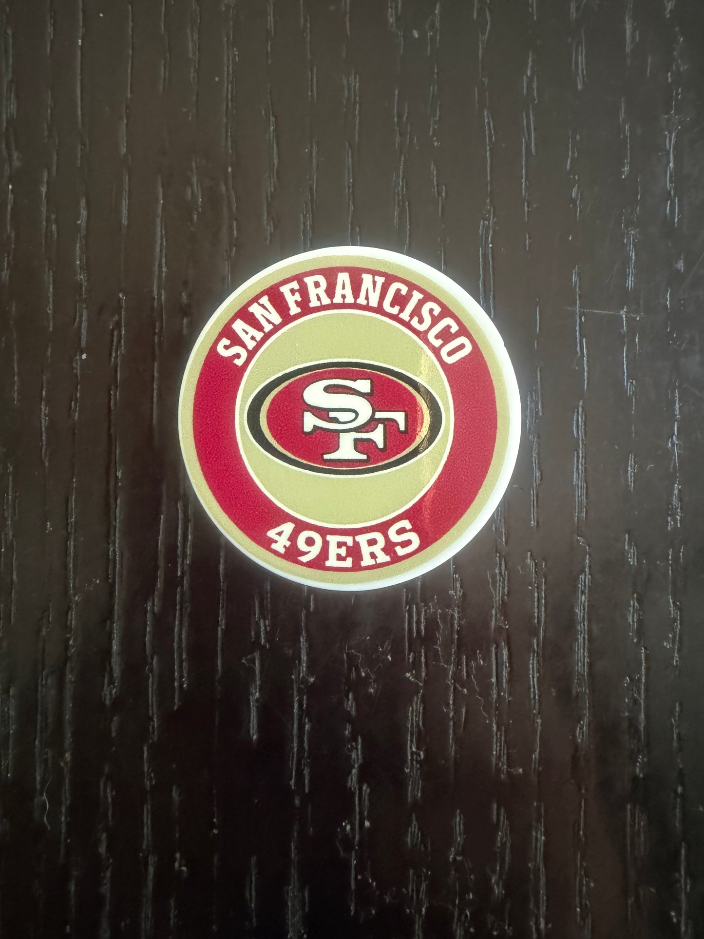 49ers badge reel (no glitter)