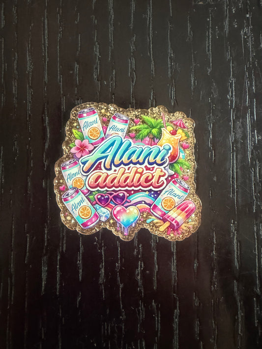 Alani Addict badge reel