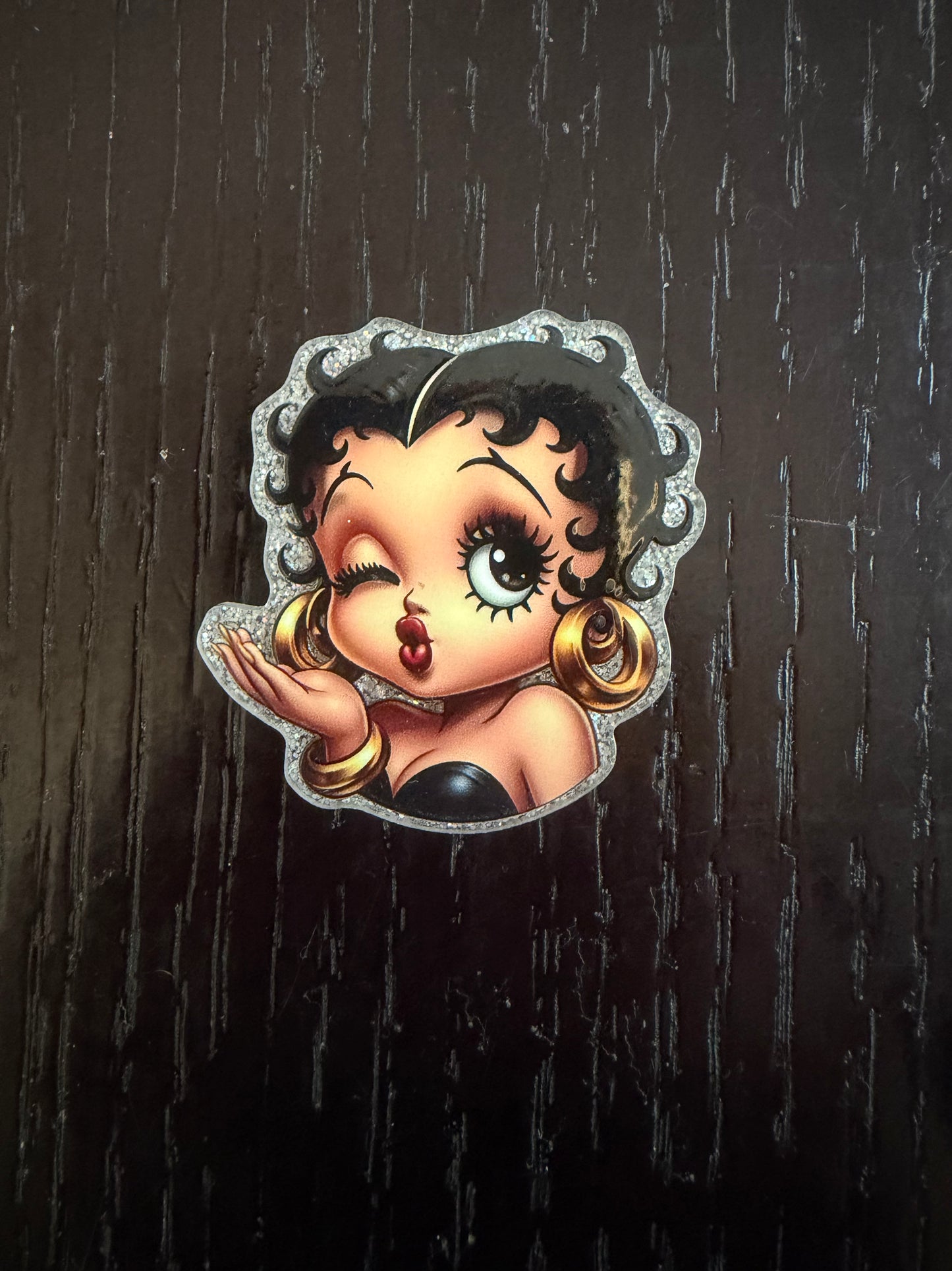 Betty Boop badge reel