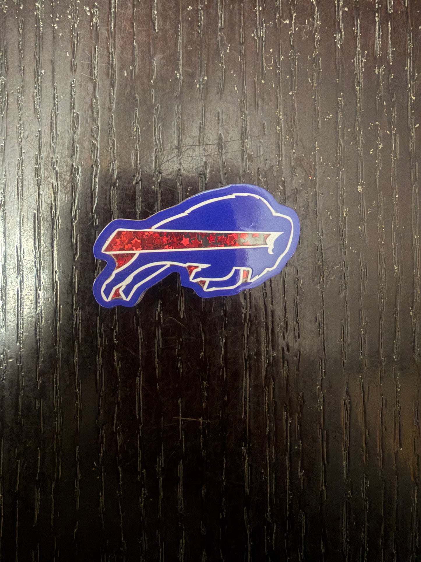 Buffalo Bills shaker badge reel