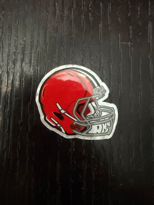 Browns badge reel (no glitter)