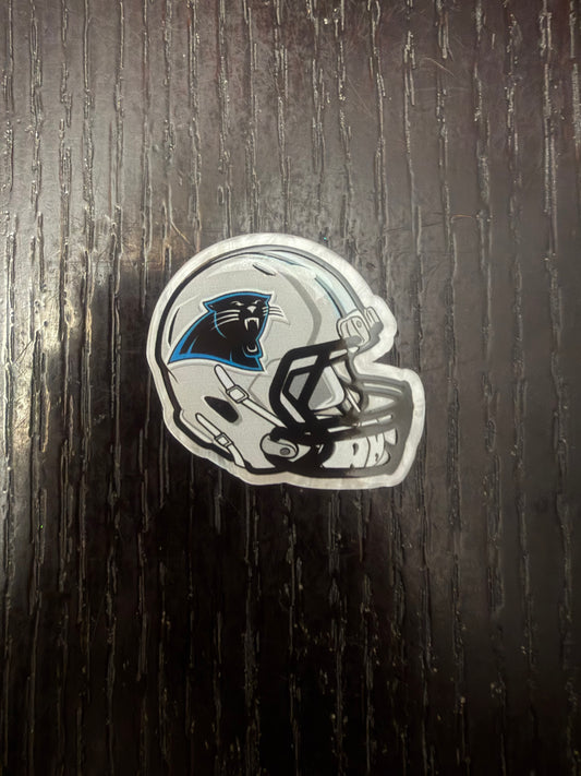 Panthers badge reel (no glitter)