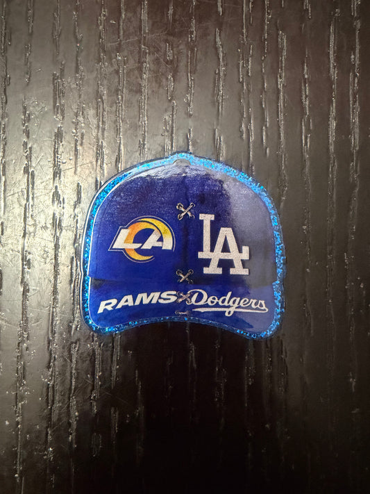 Rams x Dodgers badge reel
