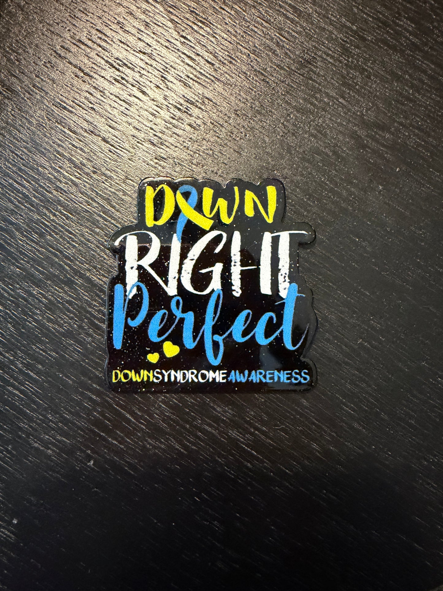 Down Syndrome badge reel