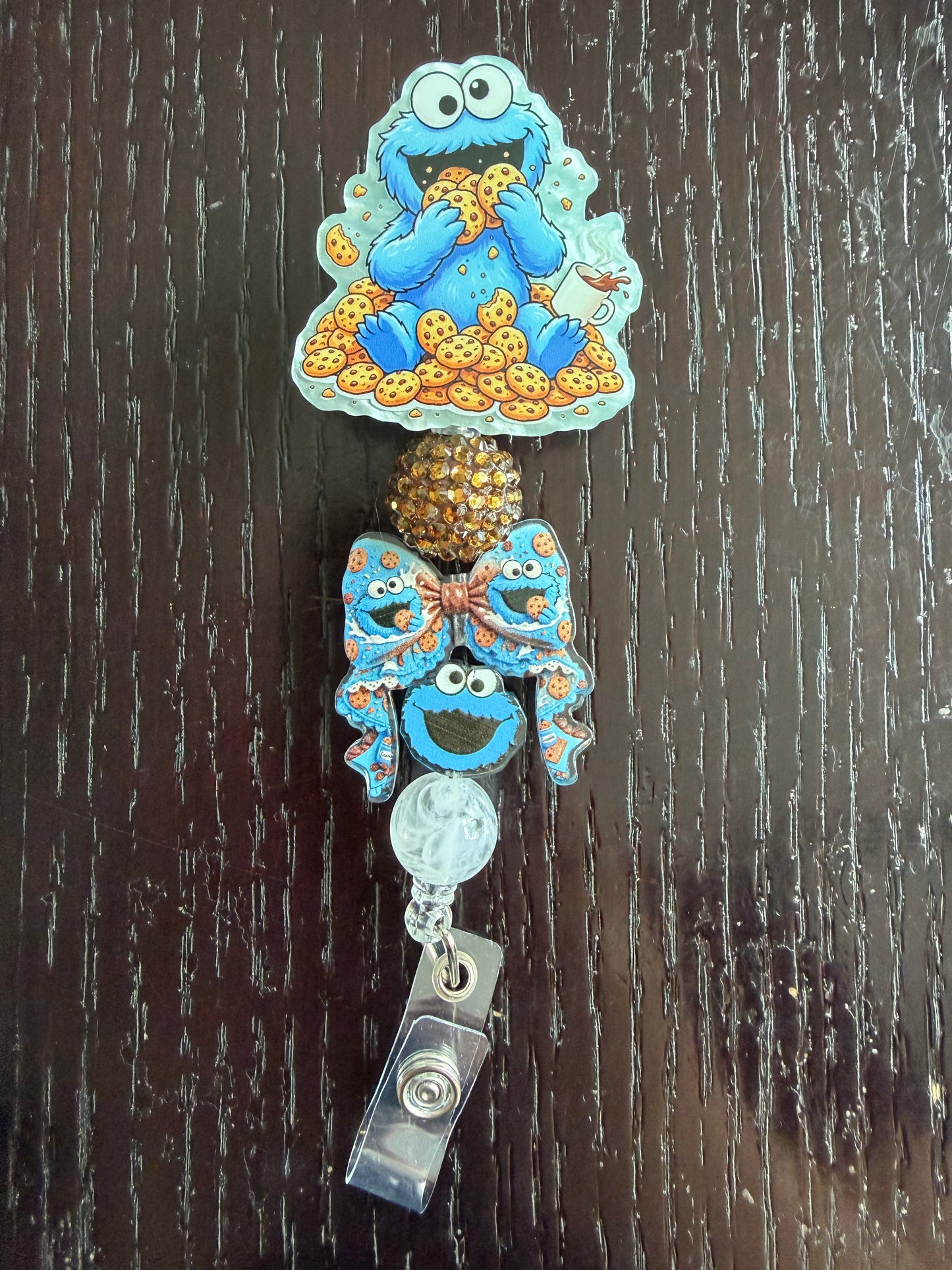 Cookie Monster badge reel