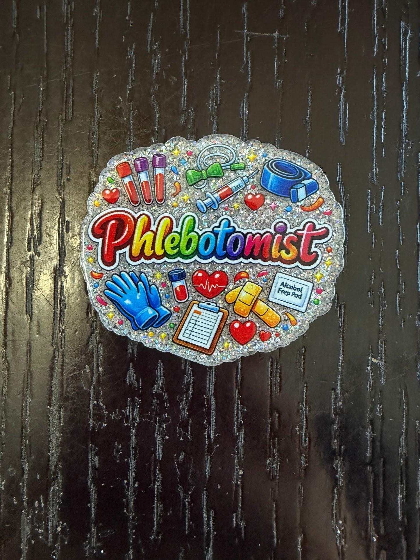 Phlebotomist badge reel