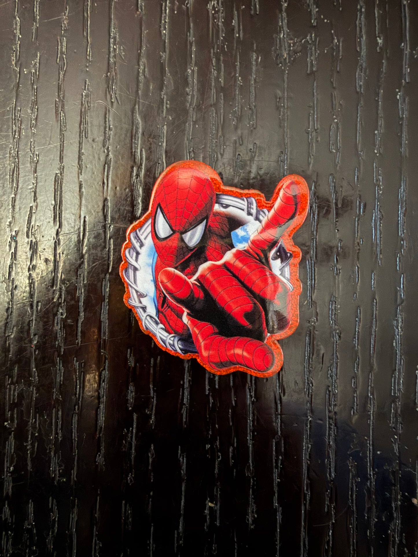 Spider-man badge reel