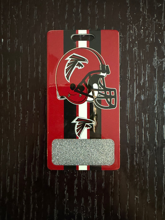 Falcons vertical badge buddy