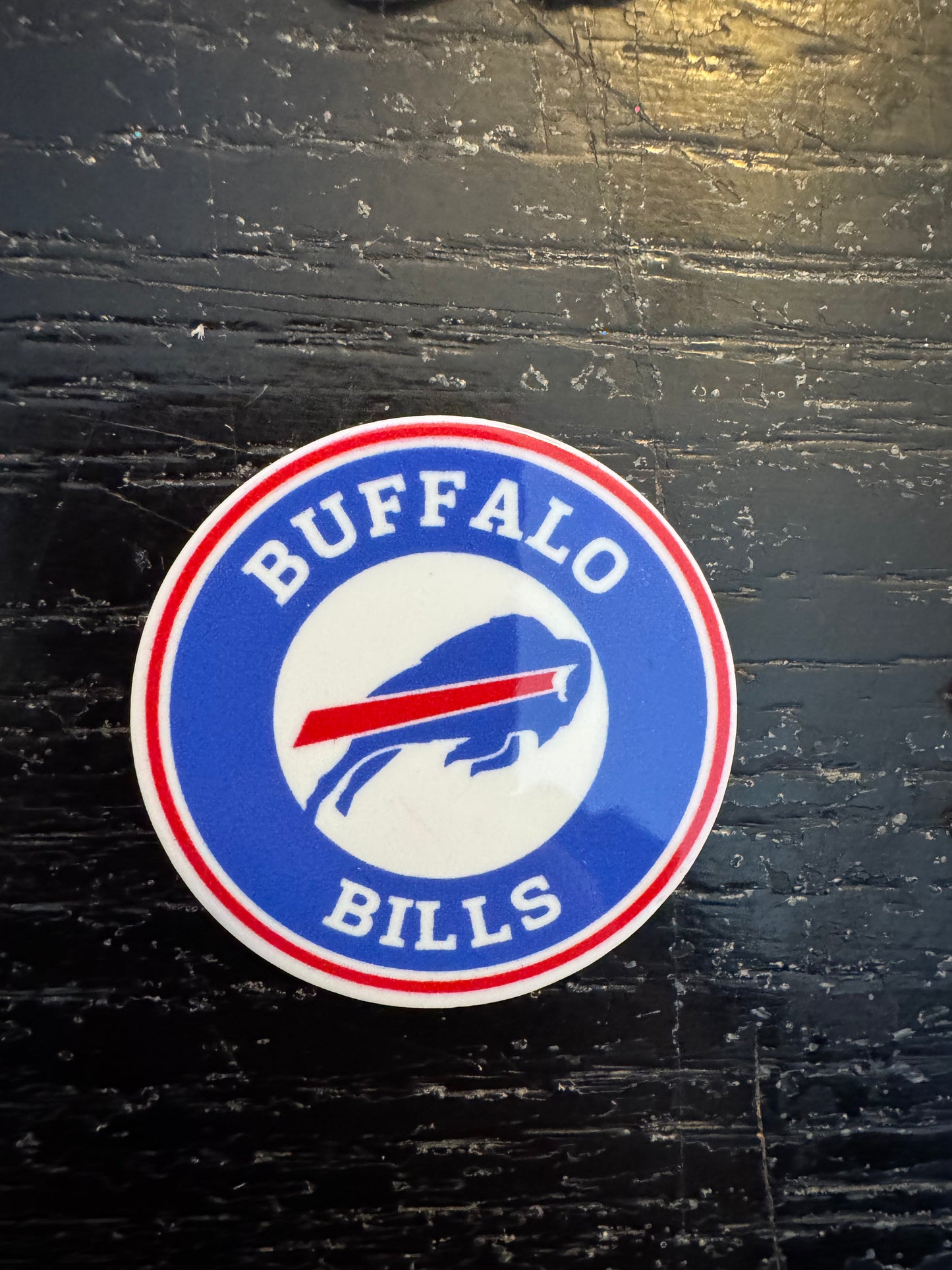 Buffalo Bills badge reel (no glitter)