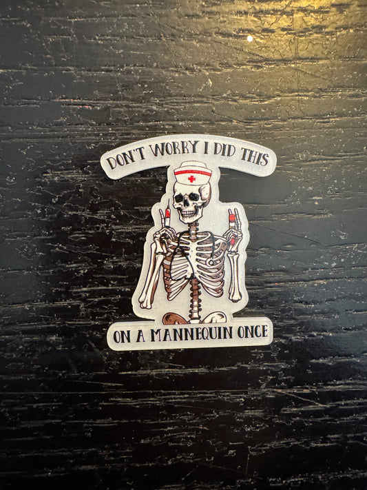 Don’t worry badge reel