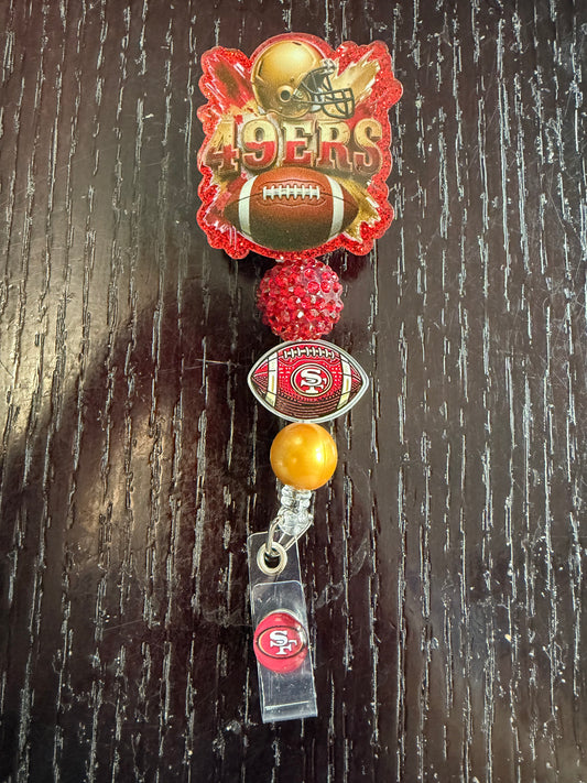 49ers badge reel