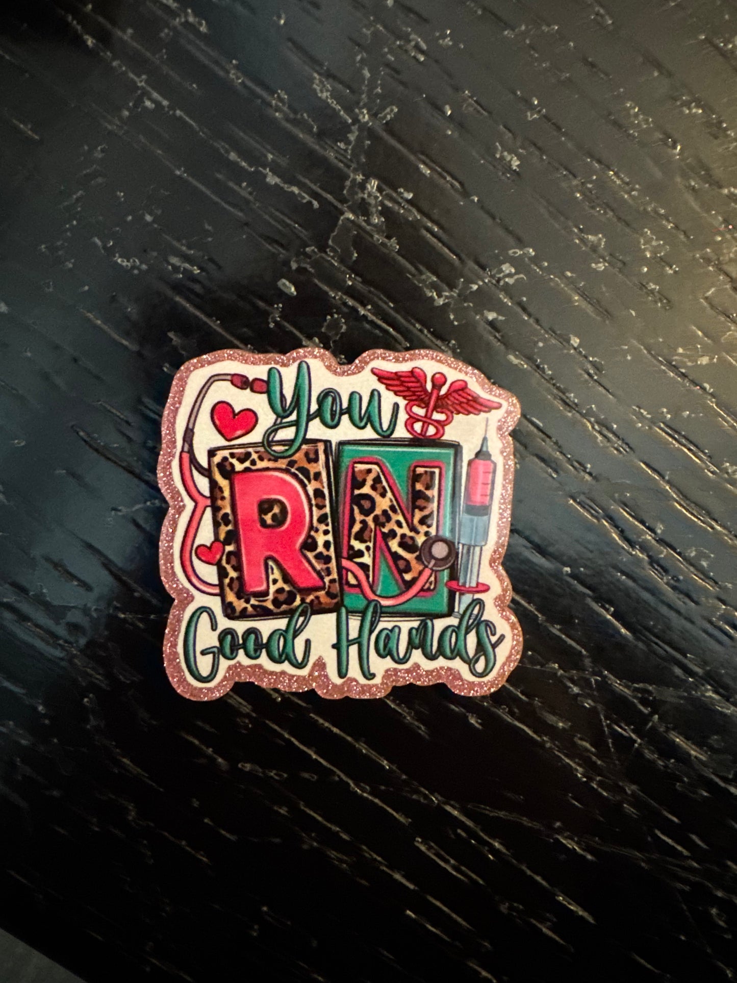 You RN good hands badge reel