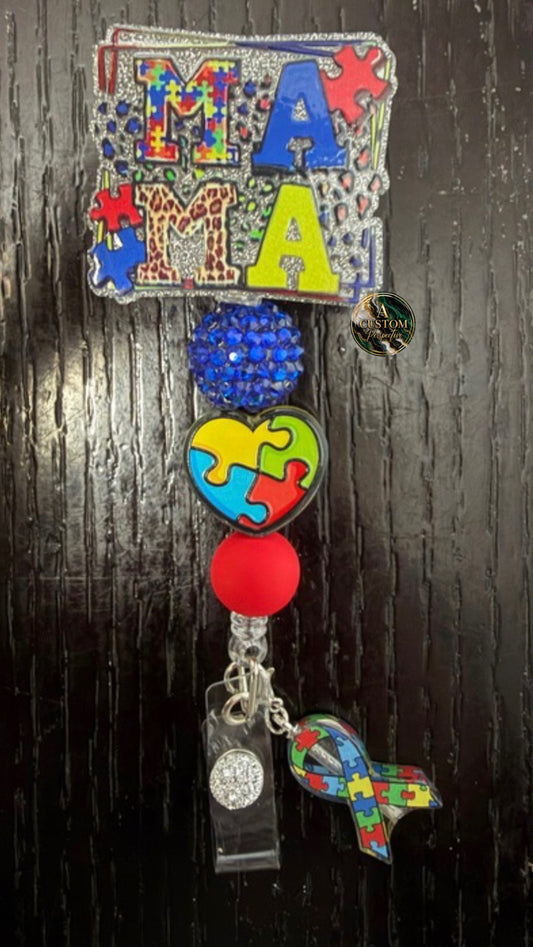 Autism badge reel