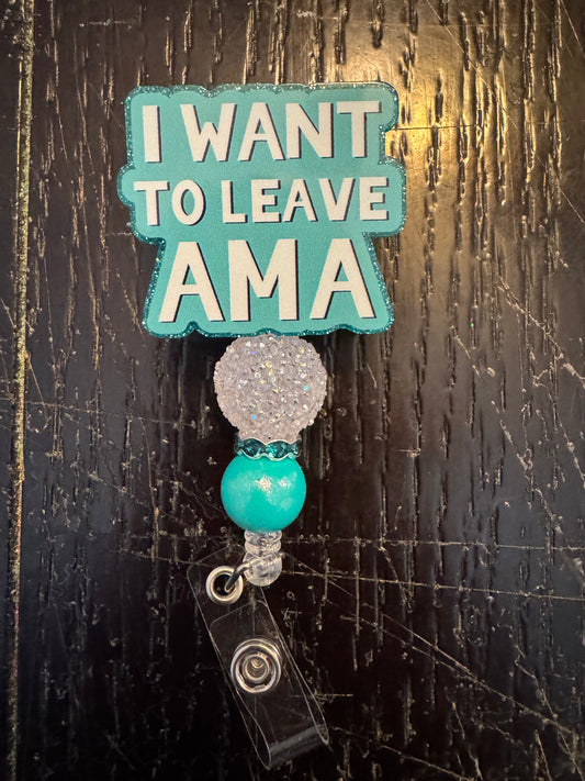 I want to leave AMA badge reel