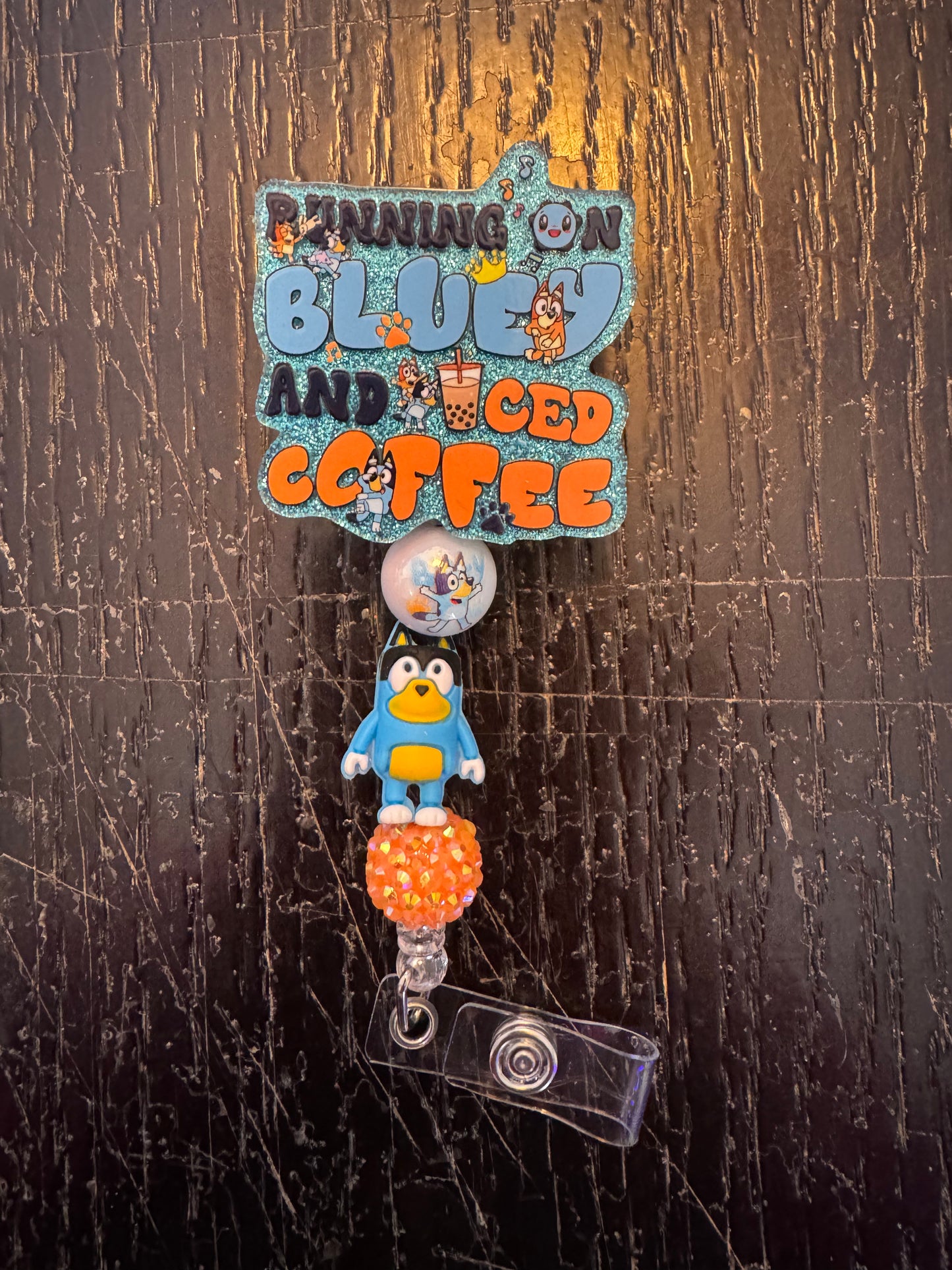 Bluey badge reel