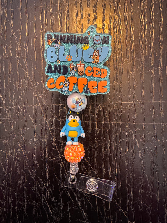 Bluey badge reel